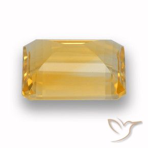 9,17 ctw natürlicher Mittleres Gold Citrin, Oktagonschliff, VVS-VS
