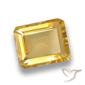 9,17 ctw natürlicher Golden Citrin, Oktagonschliff, VVS-VS
