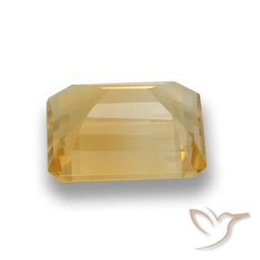9,17 ctw natürlicher Mittleres Gold Citrin, Oktagonschliff, VVS