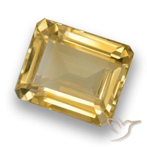 9,17 ctw natürlicher Golden Citrin, Oktagonschliff, VVS