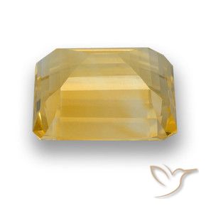 9,17 ctw natürlicher Golden Citrin, Oktagonschliff, VVS
