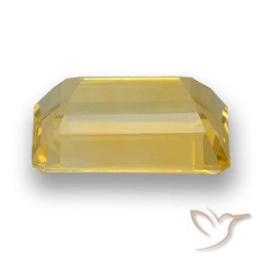 9,17 ctw natürlicher Mittelgold Citrin, Oktagonschliff, VVS