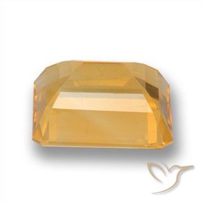 9,17 ctw natürlicher Orange-Gold Citrin, Oktagonschliff, VS