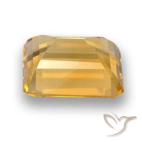 9,17 ctw natürlicher Orange-Gold Citrin, Oktagonschliff, VVS-VS
