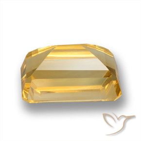 9,17 ctw natürlicher Mittel-Dunkelgold Citrin, Oktagonschliff, VVS