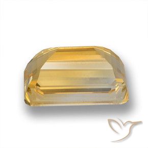 9,17 ctw natürlicher Dunkelgolden Citrin, Oktagonschliff, VVS