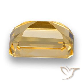 9,17 ctw natürlicher Mittel-Helles Orange-Gold Citrin, Oktagonschliff, VVS-VS