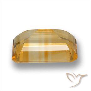 9,17 ctw natürlicher Mittel-Helles Orange-Gold Citrin, Oktagonschliff, VVS-VS