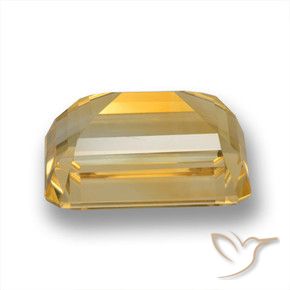 9,17 ctw natürlicher Mittleres Gold Citrin, Oktagonschliff, VVS-VS