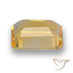 9,17 ctw natürlicher gold-orange Citrin, Oktagonschliff, VVS-VS