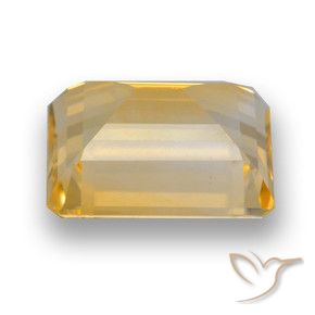 9,17 ctw natürlicher Mittel-Dunkelgold Citrin, Oktagonschliff, VVS-VS