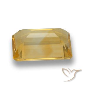 9,17 ctw natürlicher Mittleres Gold Citrin, Oktagonschliff, VVS-VS