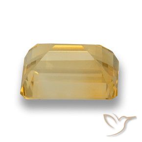 9,17 ctw natürlicher Mittleres Gold Citrin, Oktagonschliff, VVS-VS