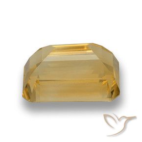 9,17 ctw natürlicher Mittleres Gold Citrin, Oktagonschliff, VVS-VS