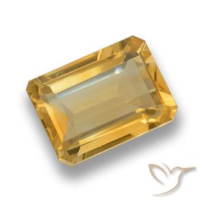9,17 ctw natürlicher Golden Citrin, Oktagonschliff, VVS-VS