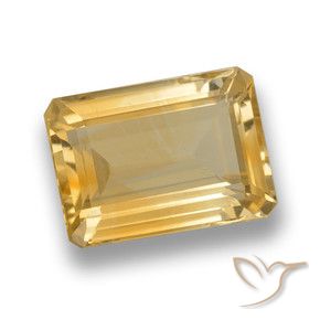 9,17 ctw natürlicher Golden Citrin, Oktagonschliff, VVS-VS