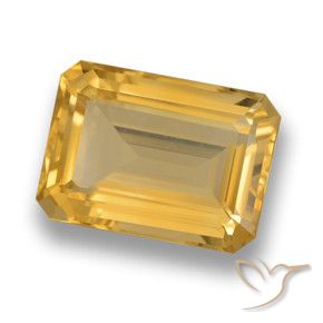 9,17 ctw natürlicher Mittleres Gold Citrin, Oktagonschliff, VVS