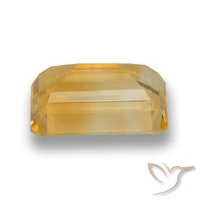 9,17 ctw natürlicher Tiefes Goldorange Citrin, Oktagonschliff, VVS