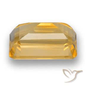 9,17 ctw natürlicher gold-orange Citrin, Oktagonschliff, VVS-VS