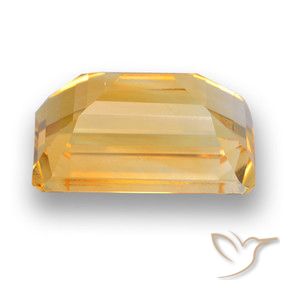 9,17 ctw natürlicher Tiefes Goldorange Citrin, Oktagonschliff, VVS