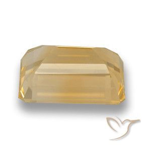 9,17 ctw natürlicher Golden Citrin, Oktagonschliff, VVS