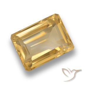 9,17 ctw natürlicher Golden Citrin, Oktagonschliff, VVS