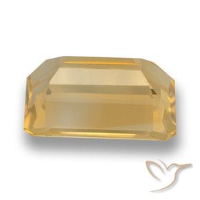 9,17 ctw natürlicher Mittleres Gold Citrin, Oktagonschliff, VVS-VS