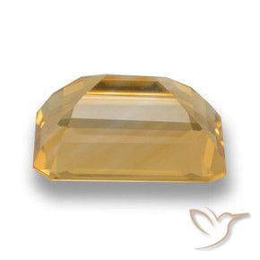 9,17 ctw natürlicher Orange-Gold Citrin, Oktagonschliff, VVS