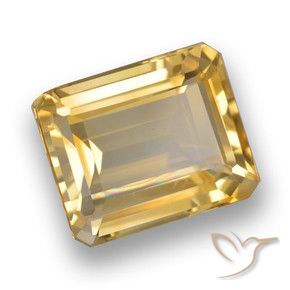 9,17 ctw natürlicher Mittleres Gold Citrin, Oktagonschliff, VVS
