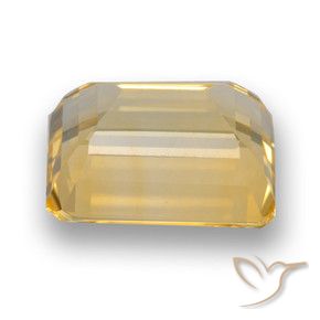 9,17 ctw natürlicher Mittleres Gold Citrin, Oktagonschliff, VVS