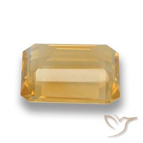 9,17 ctw natürlicher Mittleres Gold Citrin, Oktagonschliff, VVS-VS