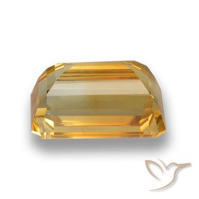 9,17 ctw natürlicher Orange-Gold Citrin, Oktagonschliff, VVS