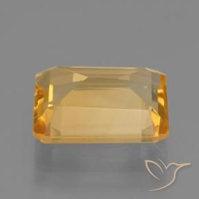 9,17 ctw natürlicher Orange-Gold Citrin, Oktagonschliff, VVS-VS