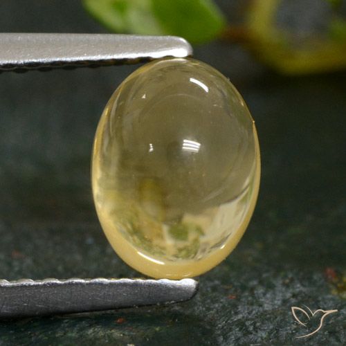 1.76ct Natürlicher Hell Gold Citrin, Oval, Transparent
