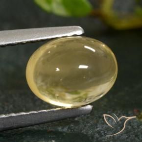 9,17 ctw natürlicher Hell Gold Citrin, Oval, Transparent
