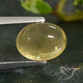 9,17 ctw natürlicher hellgelb Citrin, Oval, Transparent