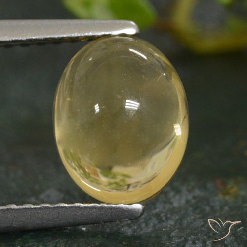 2.24ct Natürlicher hellgelb Citrin, Oval, Transparent