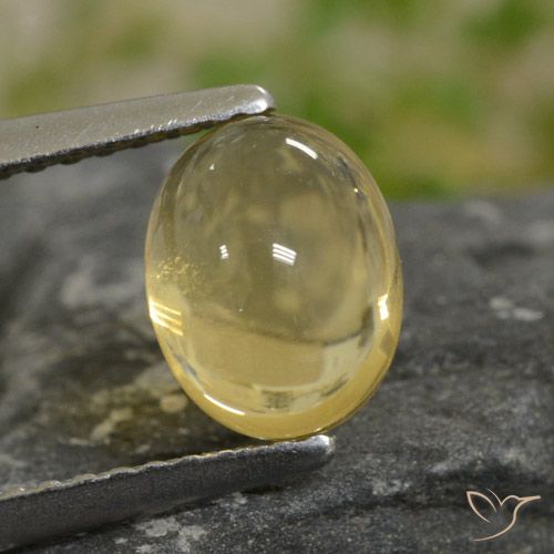 1.59ct Natürlicher Helles Gold-Gelb Citrin, Oval, Transparent