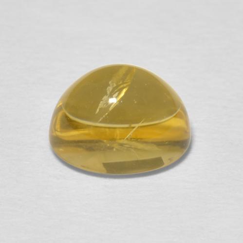 9,17 ctw natürlicher Helles Gold-Gelb Citrin, Oval, Transparent