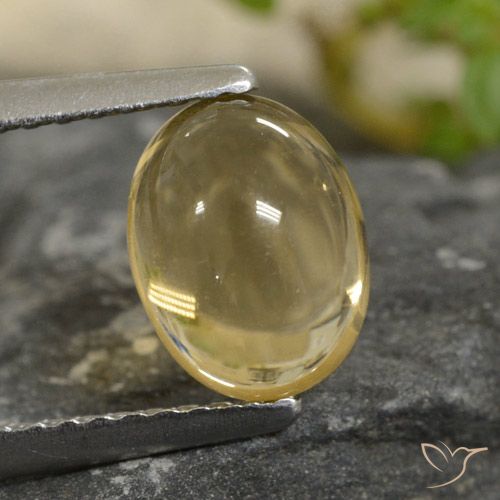 1.47ct Natürlicher Hell Gold Citrin, Oval, Transparent