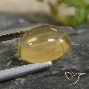 9,17 ctw natürlicher Hell Gold Citrin, Oval, Transparent