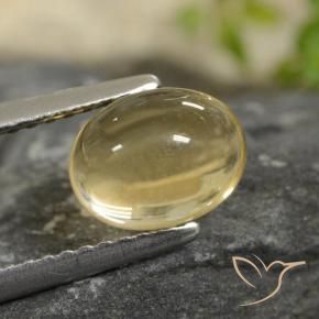 9,17 ctw natürlicher Helles Gold-Gelb Citrin, Oval, Transparent