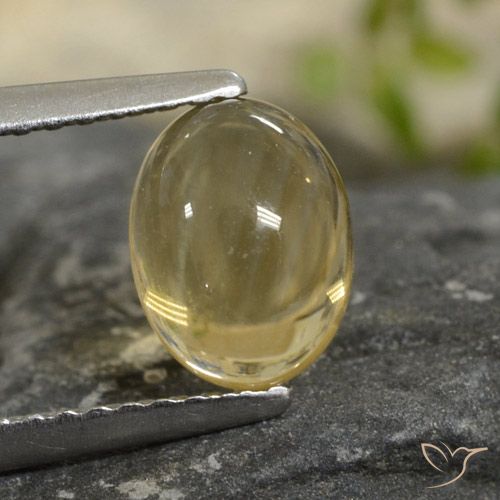 1.30ct Natürlicher Hell Gold Citrin, Oval, Transparent