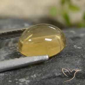 9,17 ctw natürlicher Hell Gold Citrin, Oval, Transparent