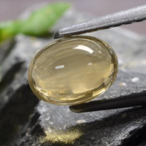1,02 ctw natürlicher gelber Citrin, Oval Schliff, Transparent