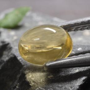 1,02 ctw natürlicher gelber Citrin, Oval Schliff, Transparent