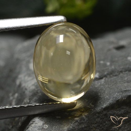 2.40ct Natürlicher Erdiges Gelb Citrin, Oval, Transparent