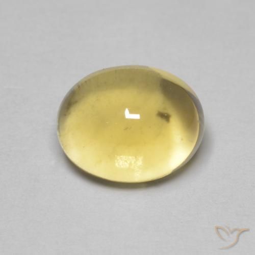 9,17 ctw natürlicher Hell Gold Citrin, Oval, Transparent