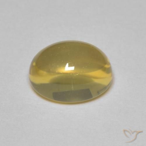 9,17 ctw natürlicher Hell Gold Citrin, Oval, Transparent