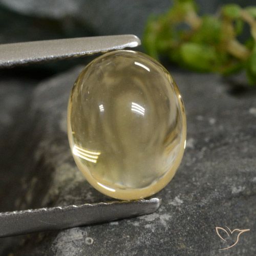 2.52ct Natürlicher Hell Gold Citrin, Oval, Transparent